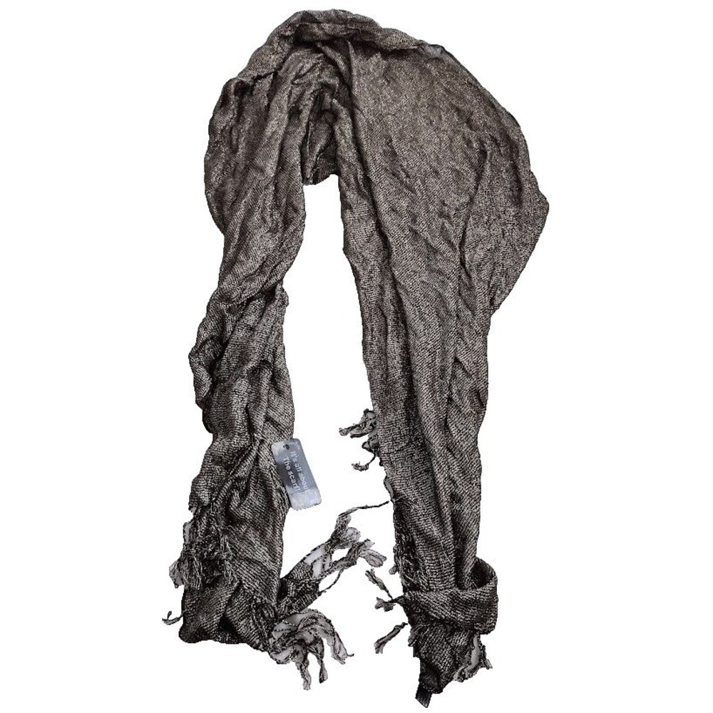 Metallic Thread Fringe Scarf Wrap‎ Shawl